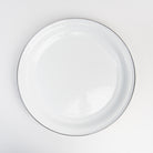 White Enamelware Tray on a white background at Addison West