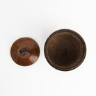 Vintage French Footed Wood Box on a white background at Addison West