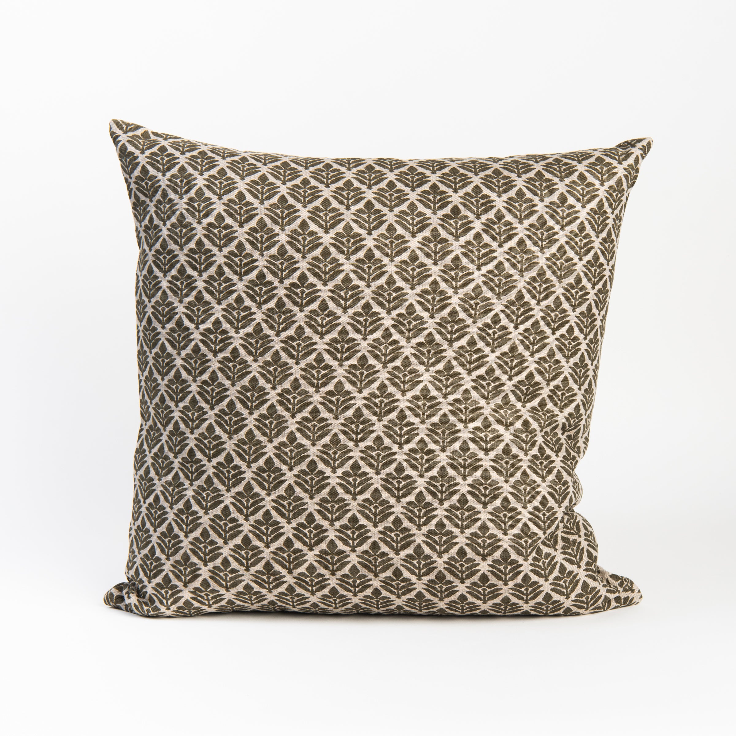 Piper Sage 22" Square Pillow on a white background at Addison West