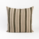 Harbor Green 22' Square Pillow on a white background at Addison West