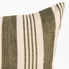 Harbor Green 22' Square Pillow on a white background at Addison West