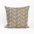 Isha Ocra Sage 22" Square Pillow on a white background at Addison West