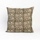 Aisha Green 22" Square Pillow on a white background at Addison West