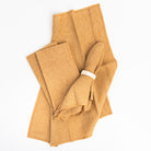 Stonewash Clay Linen Napkins, Set of 4 on a white background at Addison West