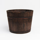 Vintage Wood Sap Bucket on a white background at Addison West