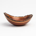 Vintage Alan Wallor Cherry Live Edge Bowl on a white background at Addison West