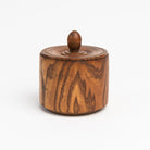 Vintage Turned Wood Humidor on a white background at Addison West