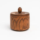 Vintage Turned Wood Humidor on a white background at Addison West