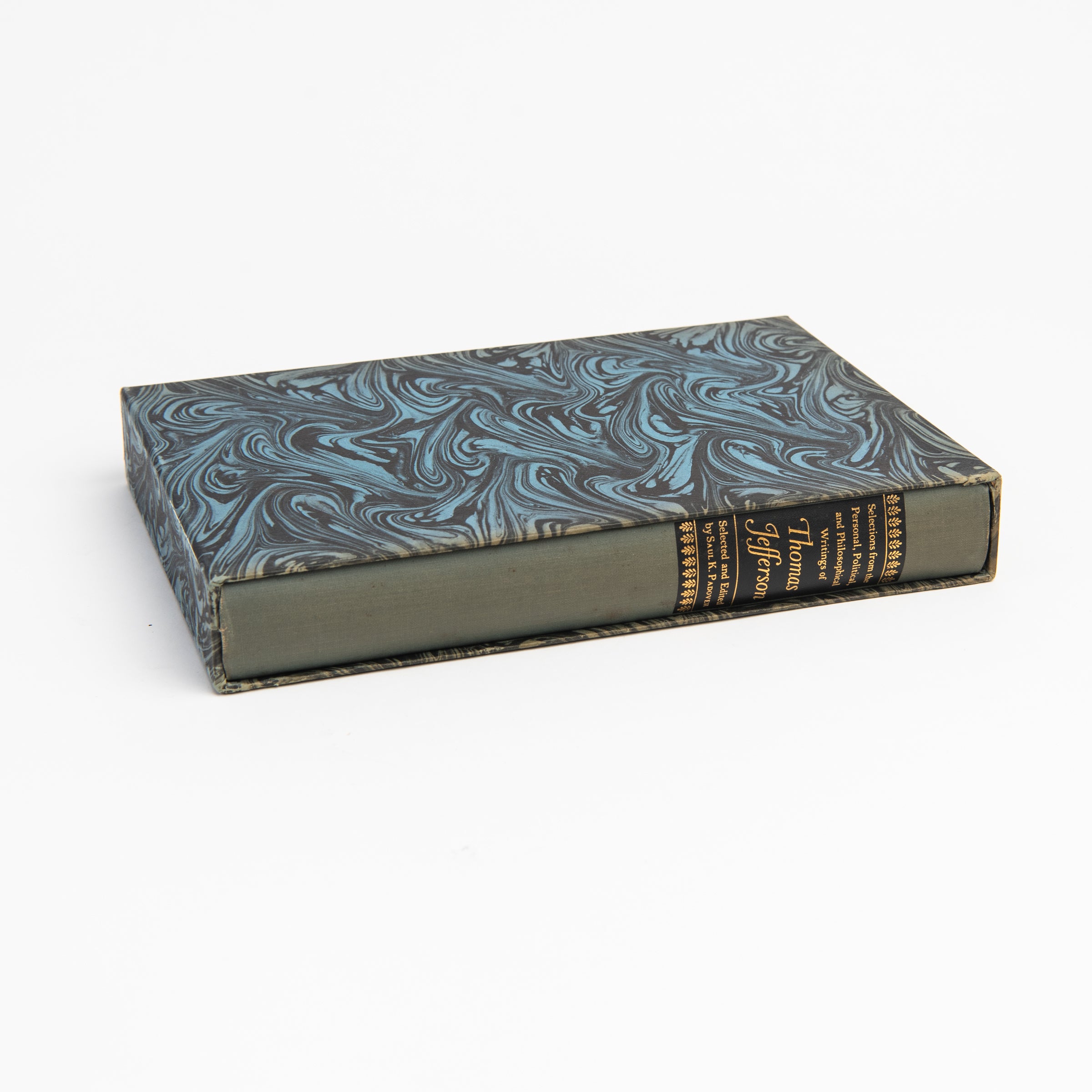 Vintage Thomas Jefferson Book on a white background at Addison West