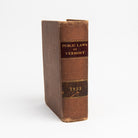 Vintage Vermont Law Book on a white background at Addison West