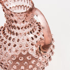 Hobnail Glass Pitcher in Night Iris on a white background at Addison West