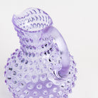 Hobnail Glass Pitcher in Lilac Bloom on a white background at Addison West