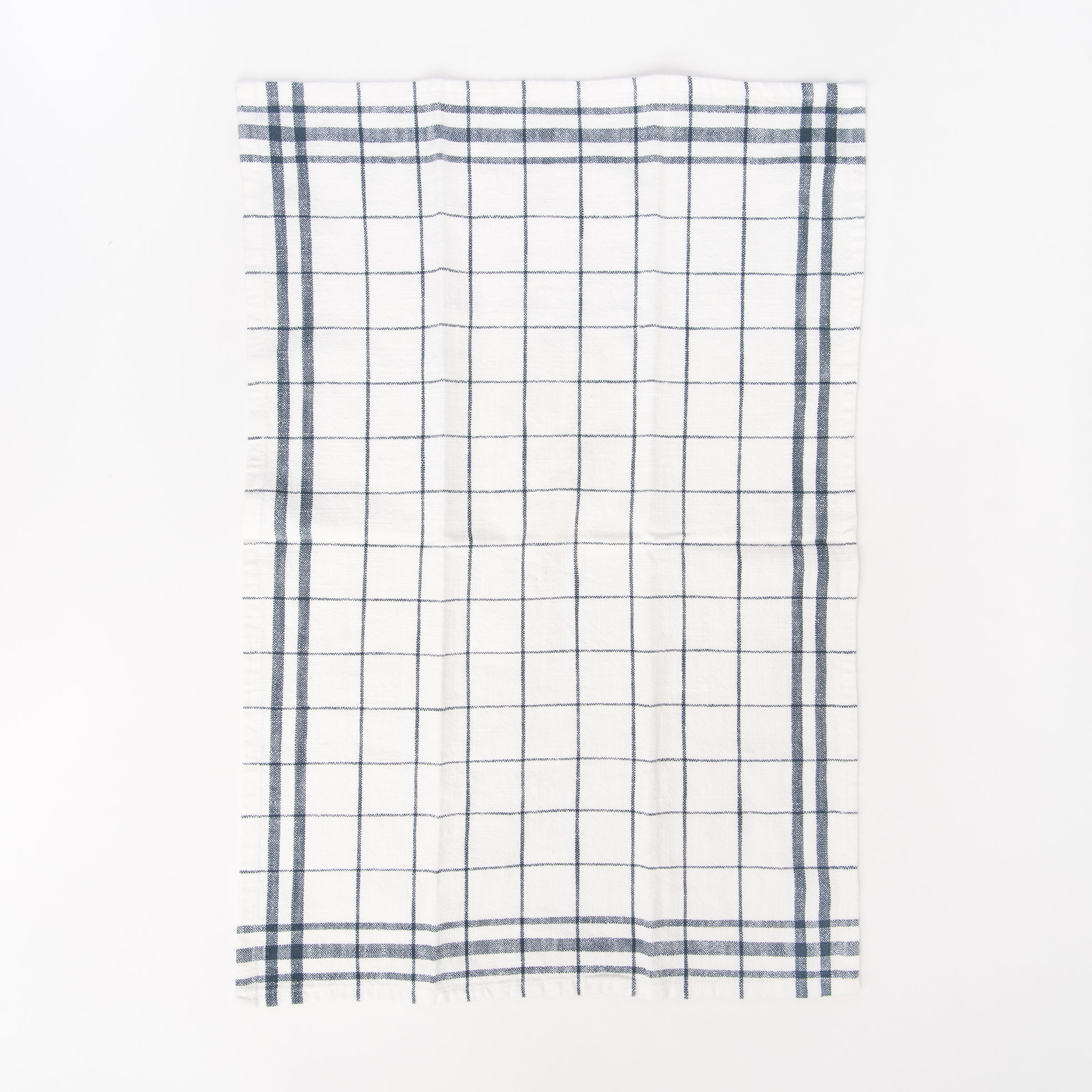 Milk Street Utility Kitchen Towel in Bering Sea, Set of 2 on a white background at Addison West