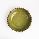 Terracotta Bowl with Hobnail Edge on a white background at Addison West