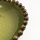 Terracotta Bowl with Hobnail Edge on a white background at Addison West