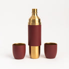 High Camp Parkside Flask Sundown Edition in Rosso on a white background at Addison West