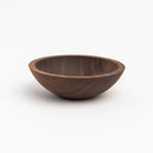 Legacy Bowl in Walnut on a white background at Addison West