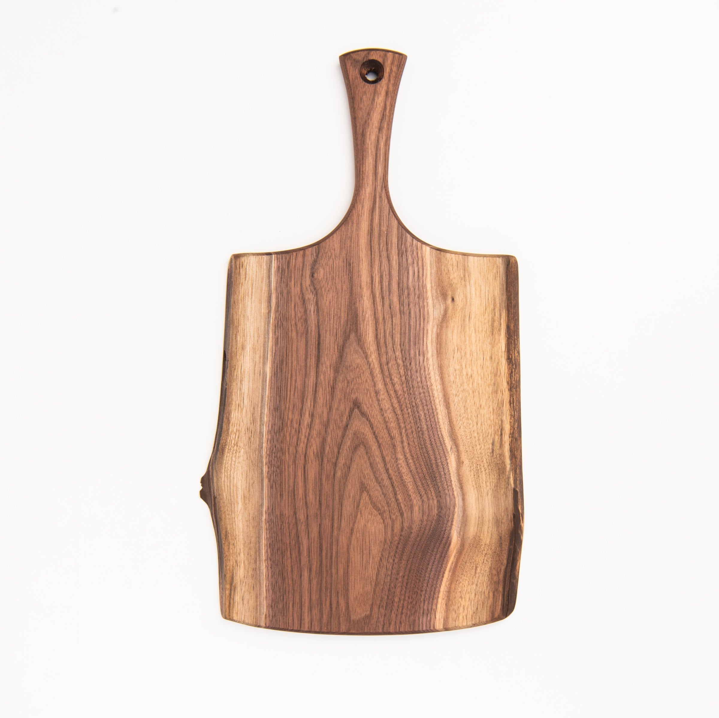 18" Black Walnut Serving Board on a white background at Addison West