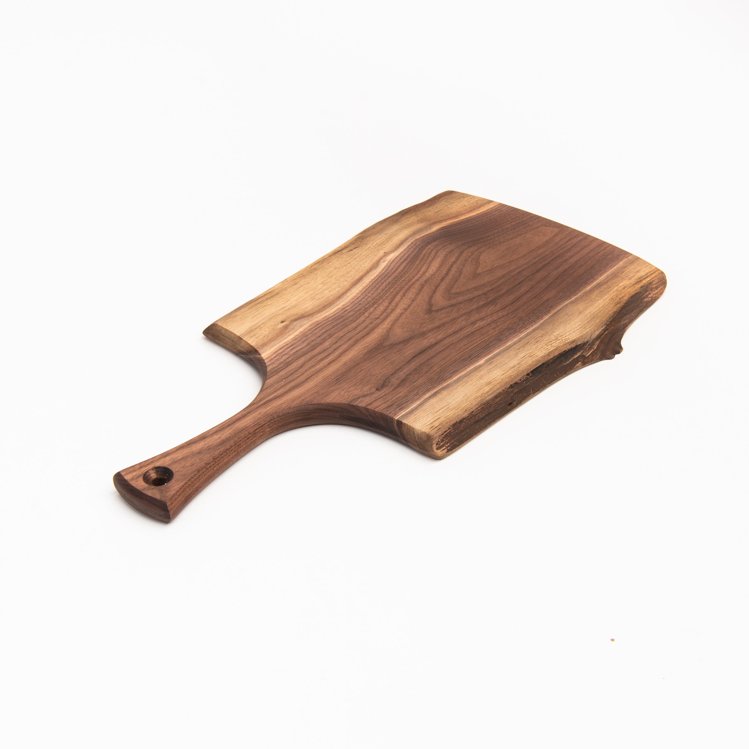 18" Black Walnut Serving Board on a white background at Addison West