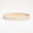 Large Mother of Pearl Oval Tray on a white background at Addison West