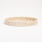 Small Mother of Pearl Oval Tray on a white background at Addison West