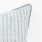 Cr Laine On Holiday Denim Throw Pillow on a white background at Addison West