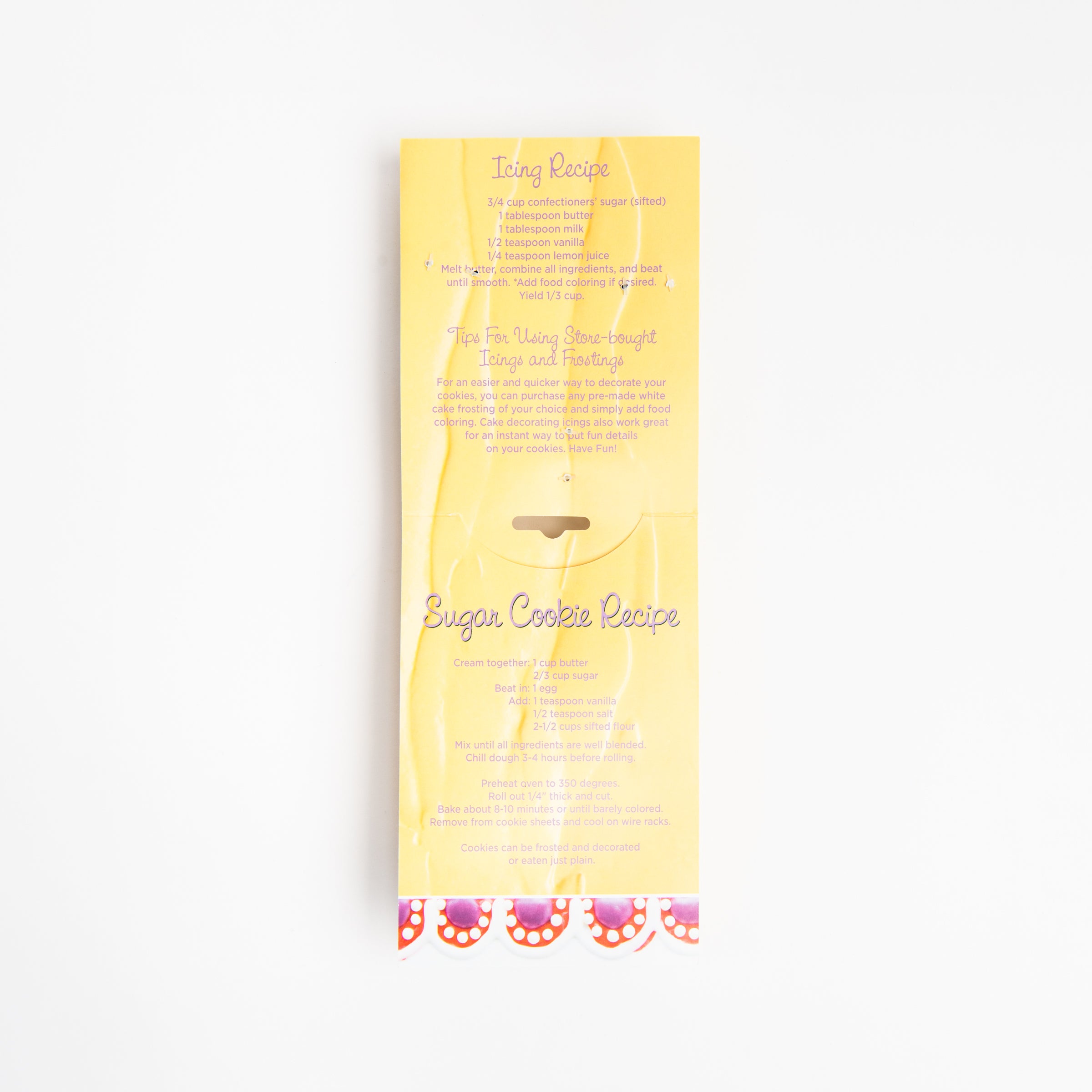 Mitten Cookie Cutter with Recipe Card on a white background at Addison West