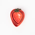 Strawberry Stacking Measuring Cups on a white background at Addison West