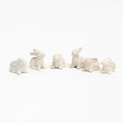 White Ceramic Bunny in a white background at Addison West