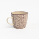 Purple Meadow Hand Stamped Mug on a white background at Addison West