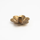 Forged Flower Candle Holder on a white background at Addison West