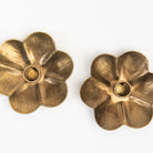 Forged Flower Candle Holder on a white background at Addison West