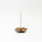 Forged Flower Candle Holder on a white background at Addison West