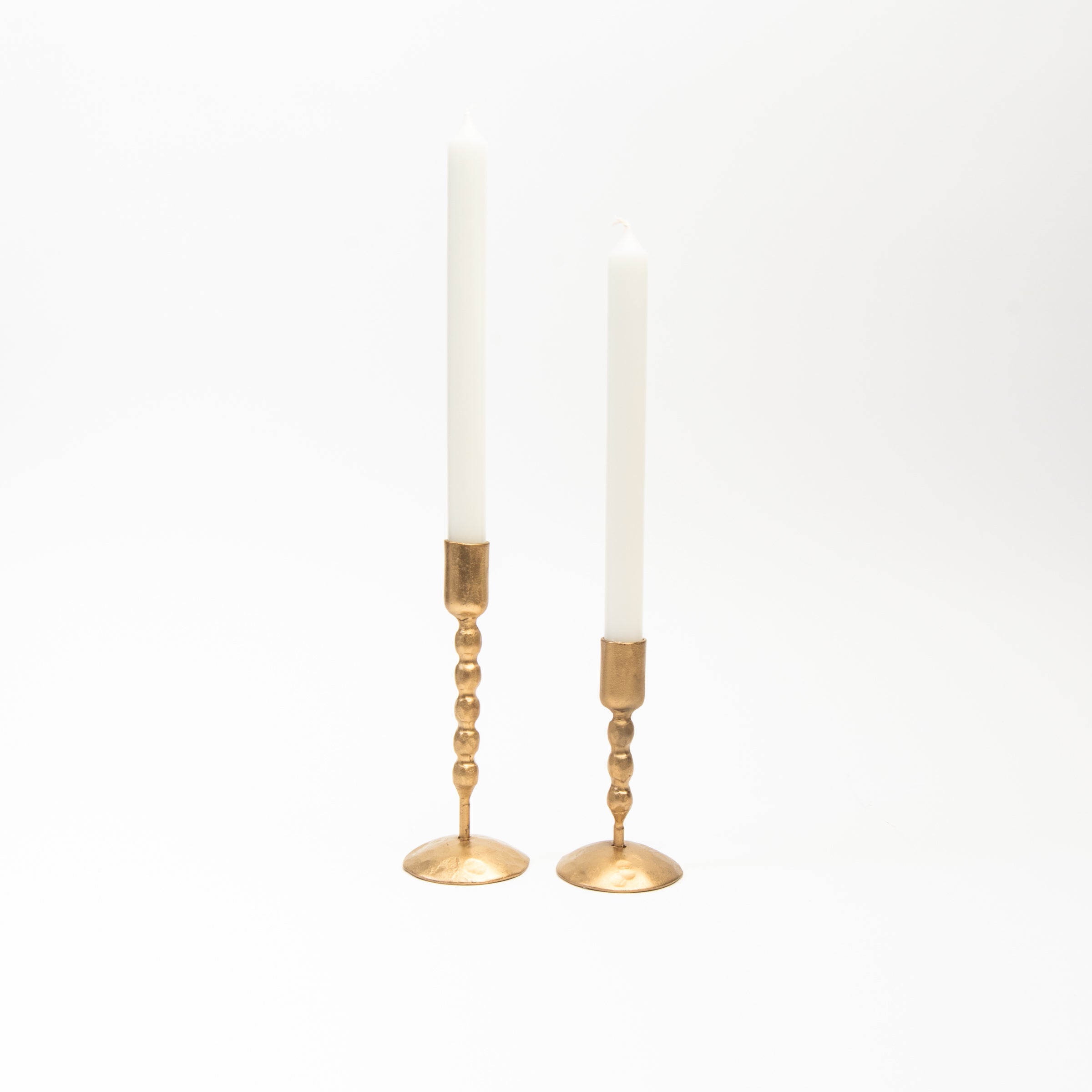 Marcella Taper Holders on a white background at Addison West
