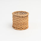 Basketweave Candle Holder, Classic on a white background at Addison West