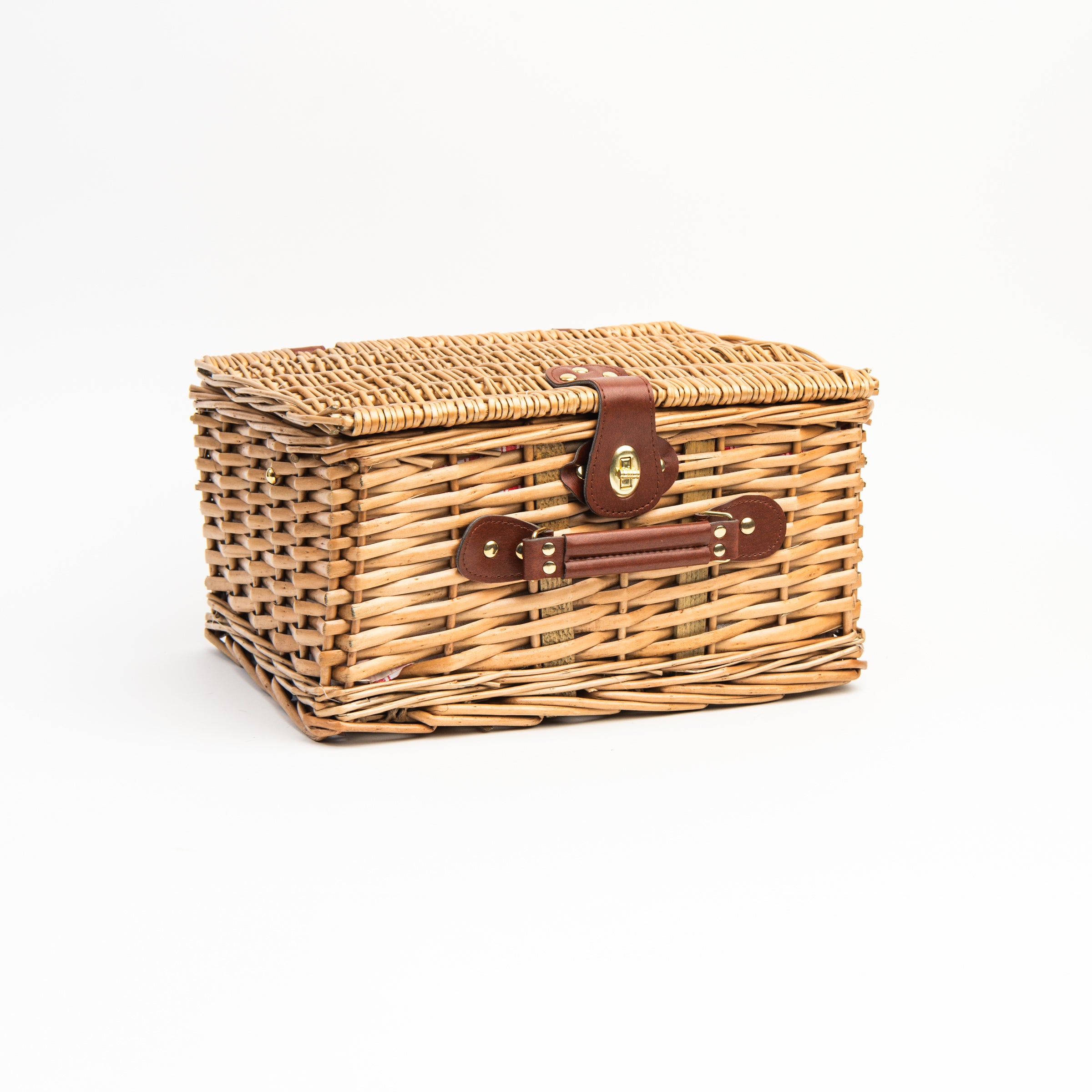 Classic Picnic Basket for Two on a white background at Addison West