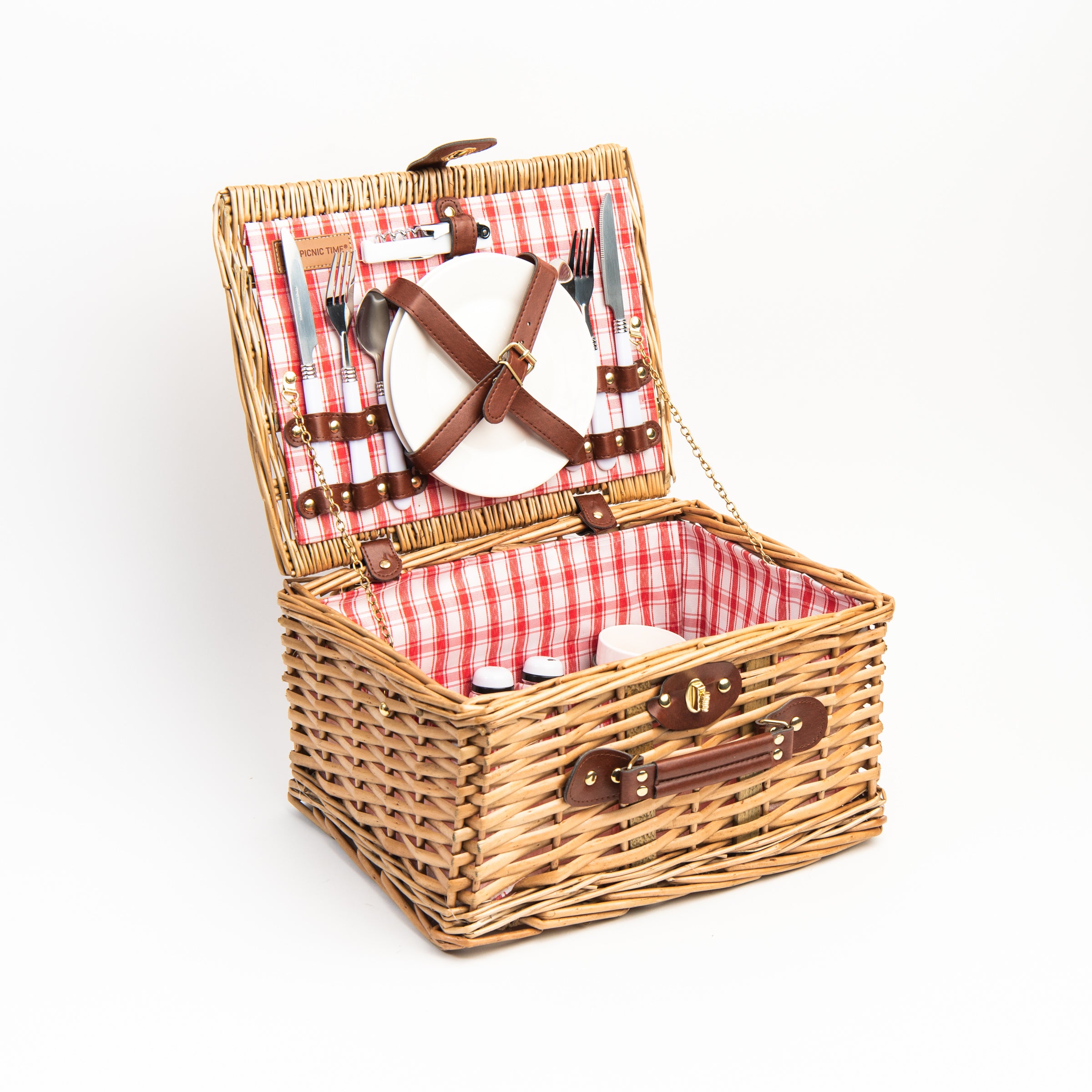 Classic Picnic Basket for Two on a white background at Addison West
