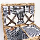 Covington Classic Willow Four Person Picnic Basket on a white background at Addison West