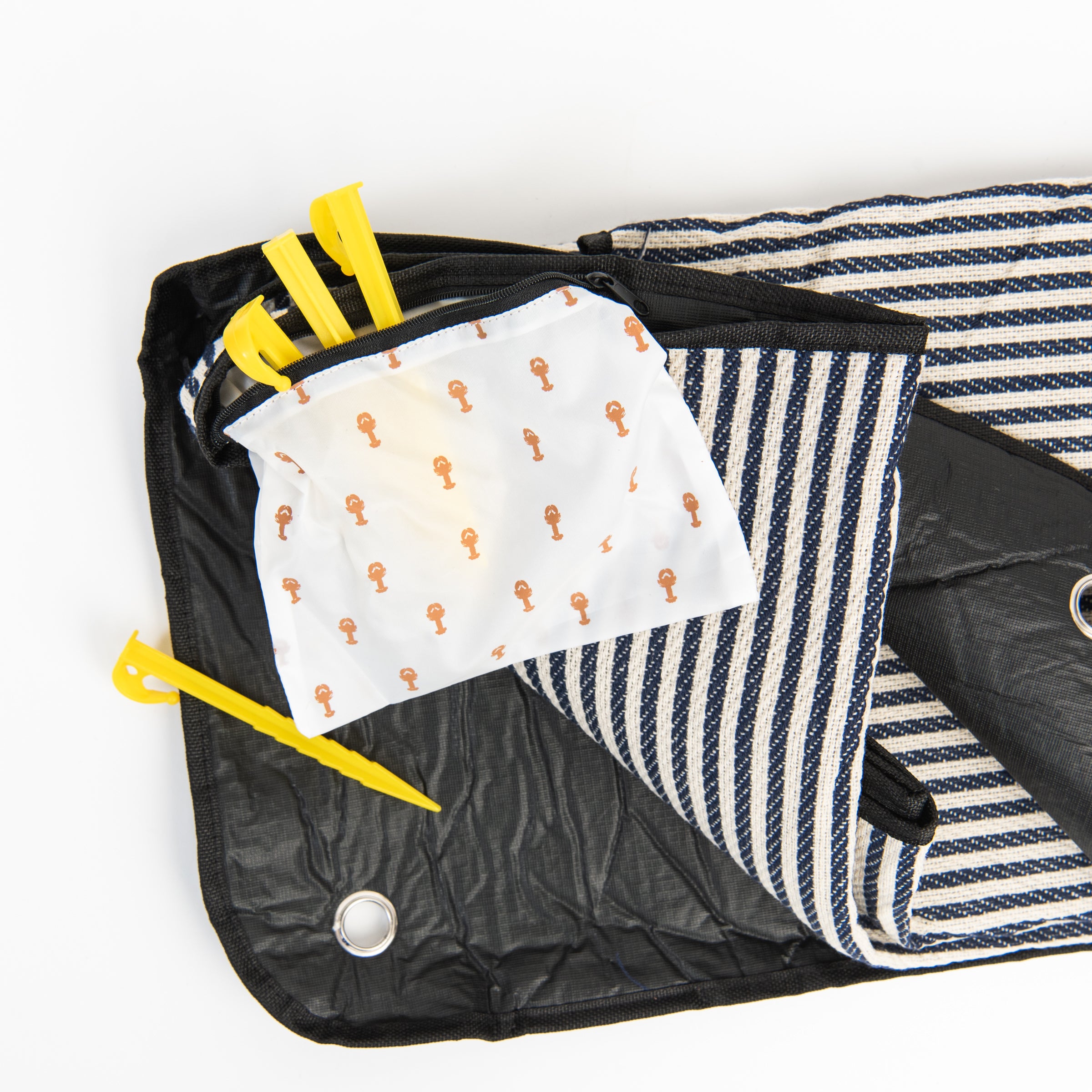 Close up of Wayfaring Waterproof Picnic Blanket on a white background at Addison West