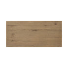 Top of Amber Lewis x Four Hands Geoffrey Tall Dresser in Worn Oak Veneer on a white background at Addison West