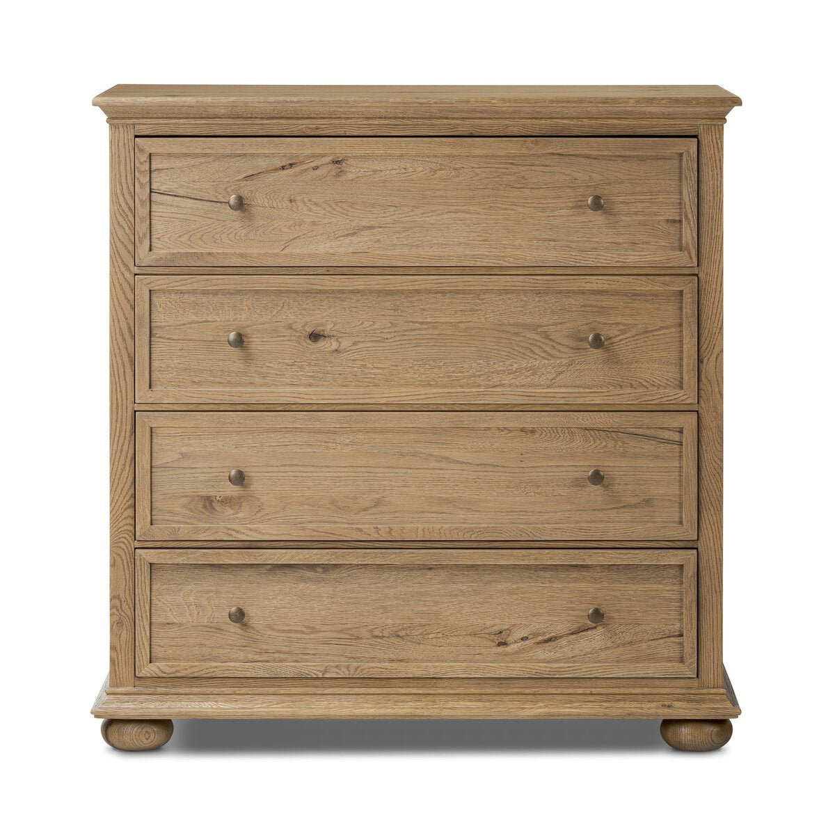 Amber Lewis x Four Hands Geoffrey Tall Dresser in Worn Oak Veneer