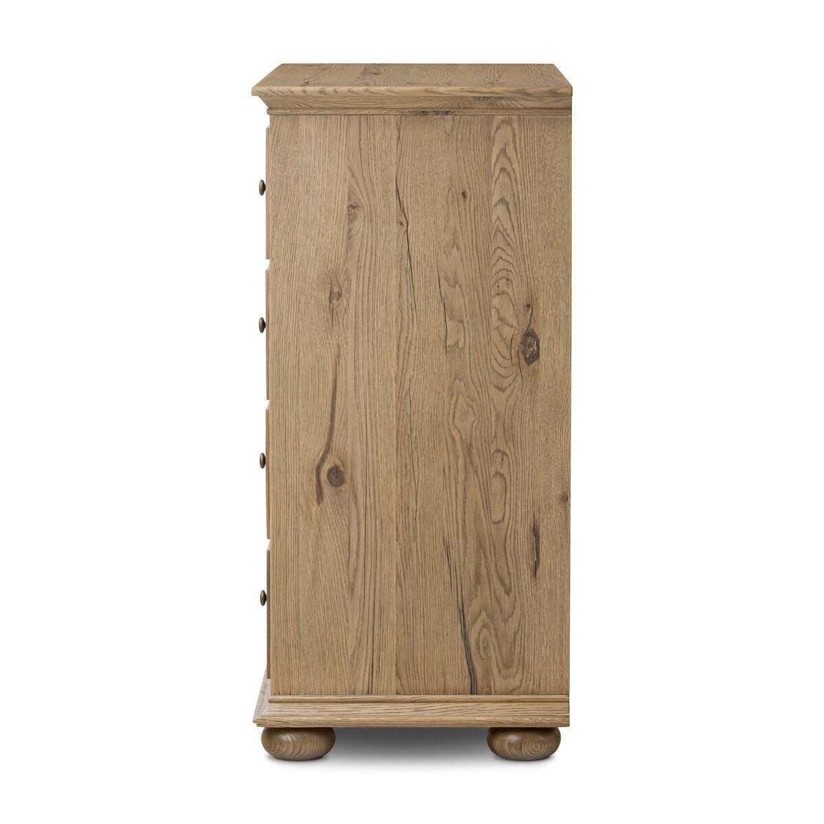 Amber Lewis x Four Hands Geoffrey Tall Dresser in Worn Oak Veneer
