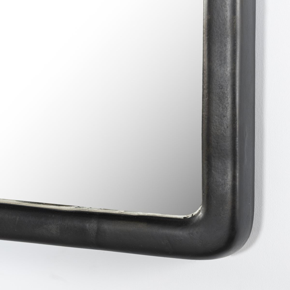 Amber Lewis x Four Hands Patz Mantel Mirror in Black Antique