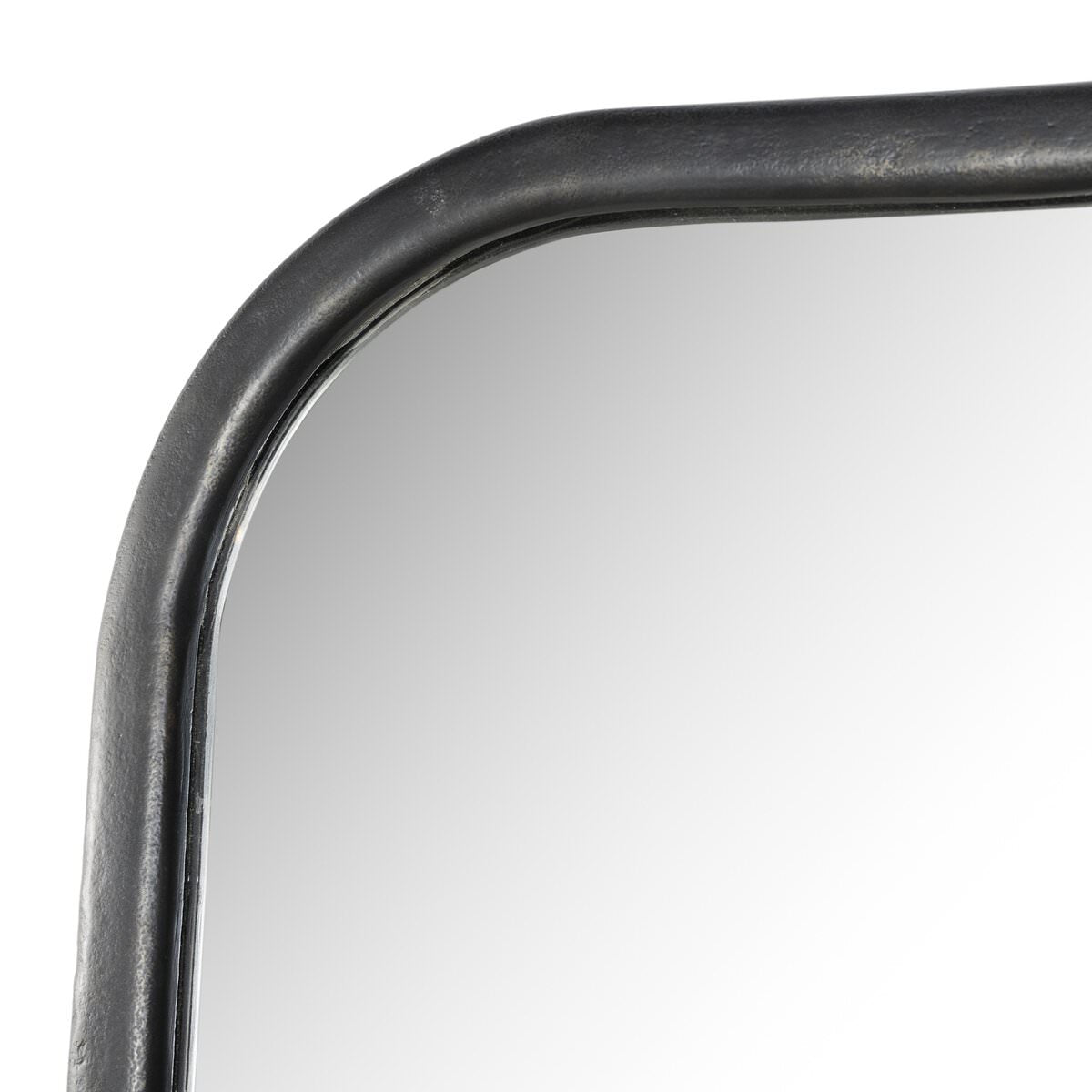 Amber Lewis x Four Hands Patz Mantel Mirror in Black Antique