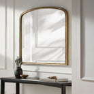Anemoi Accent Mirror on a white wall at Addison West