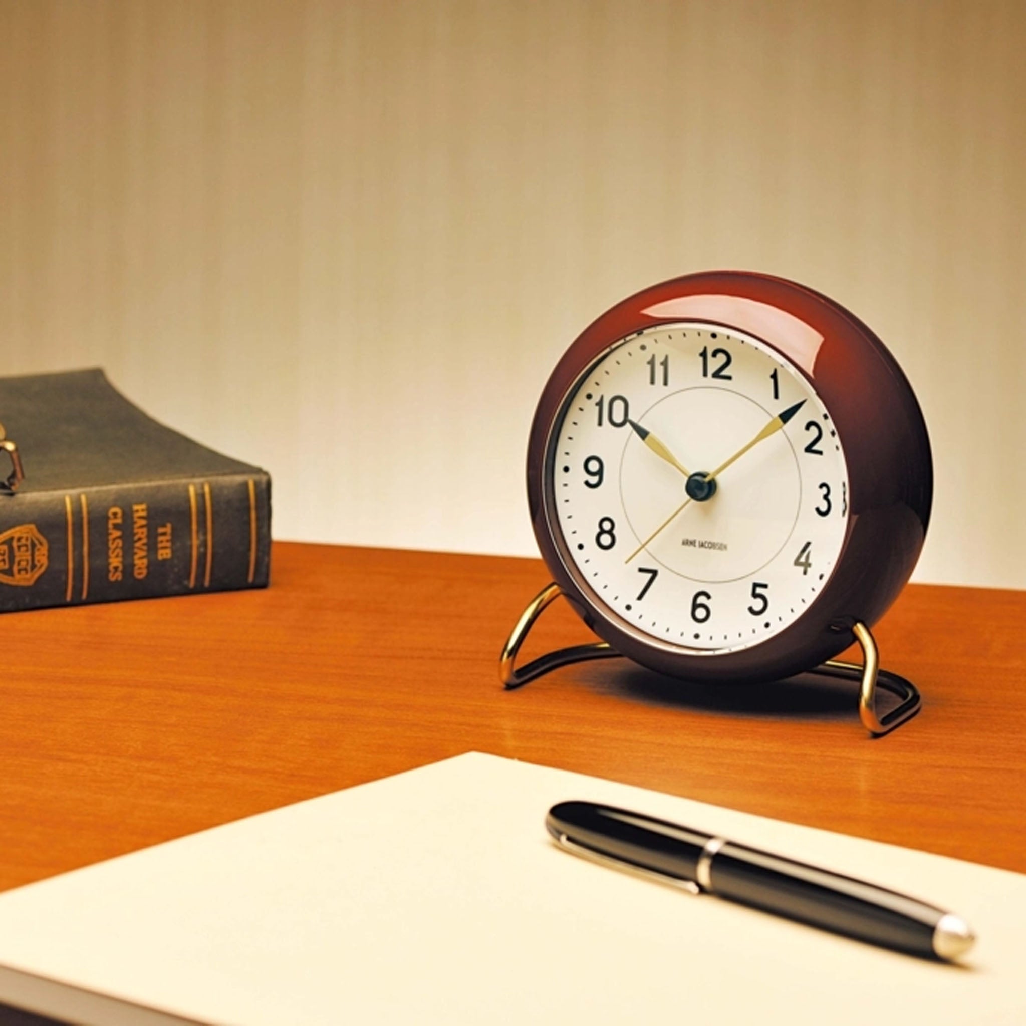 Arne Jacobsen Station Table Clock in Bordeaux – Addison West