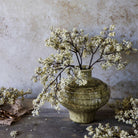 Abigail Ahern Faux Sedge in Winter Dew on a grey background at Addison West