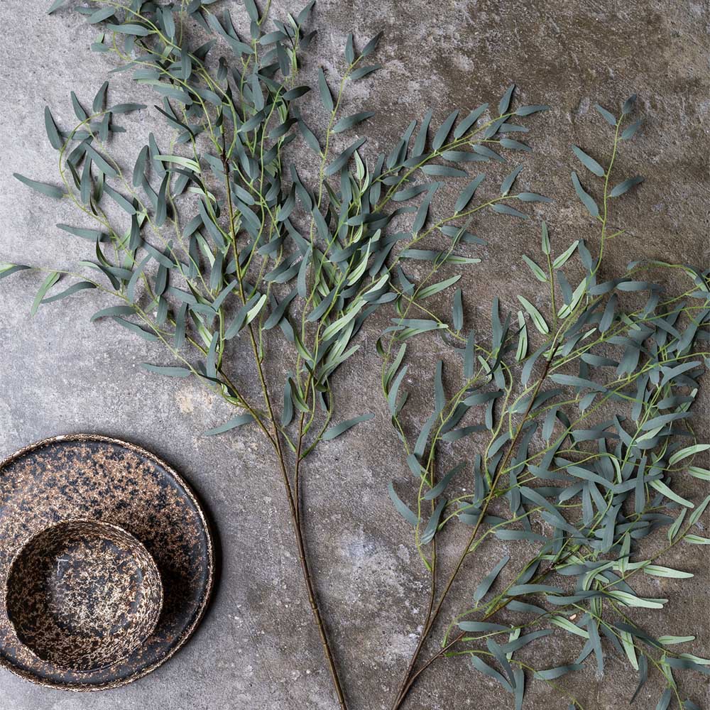 Abigail Ahern Faux Willow Branch on a grey background at Addison West