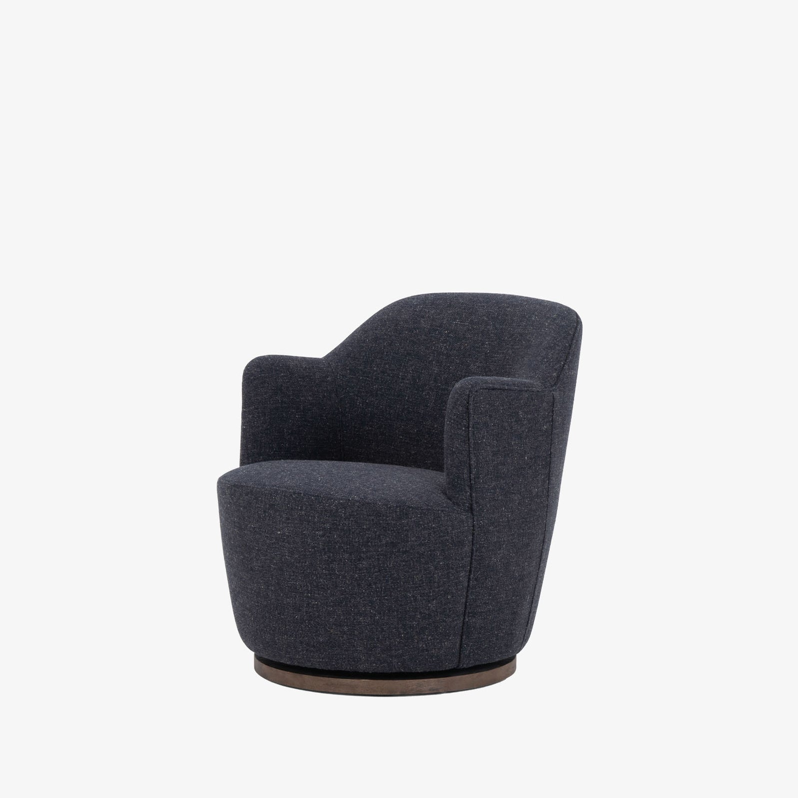 Four Hands Aurora Swivel Chair in Thames Slate Addison West