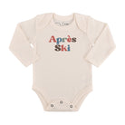 Apres Ski Baby Organic Cotton Bodysuit on a white background at Addison West